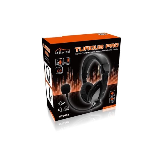 Навушники Media-Tech Turdus Pro Black (MT3603) | Зображення 6