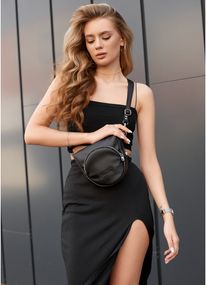 Сумка жіноча Sambag Sofi N чорна 20 х 18 х 5 см (88193001n)