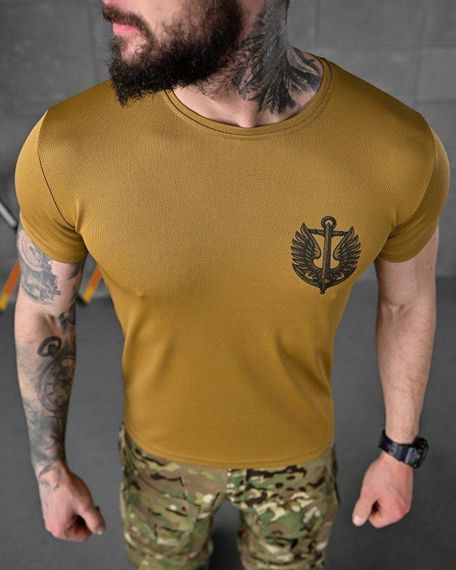 Тактична потоотводяча футболка SABUR кайот вірний назавжди ВТ6568 | Зображення 1