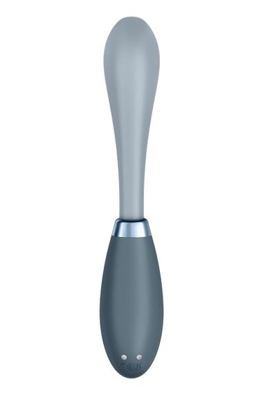 Вібратор Satisfyer G-Spot Flex 3 Сірий — гнучкий вібратор для точки G з двома двигунами та силіконовим покриттям | Зображення 5