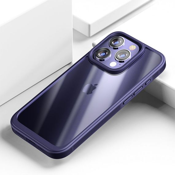 Чехол TPU+PC Pulse для Apple iPhone 15 Pro Max (6.7") Purple | Зображення 1