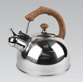 Чайник со свистком для плиты Maestro MR-1308 3.5 л из нержавеющей стали Brown