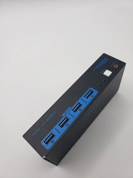 VP-SW223 4K HDMI KVM-перемикач 2x2, два монітори та порти | Зображення 2