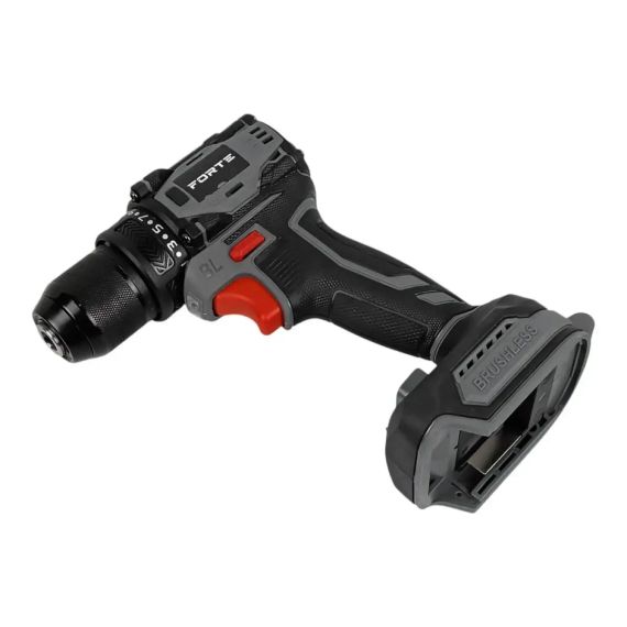 Безщітковий акумуляторний шурупокрут FORTE CDR-21B 21В, 40Нм, 0-400/0-1450 об/хв, 2 акумулятори, металевий патрон, кейс | Зображення 4