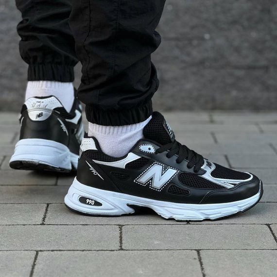 Кросівки New Balance весна/літо колір чорний, білий | Зображення 1