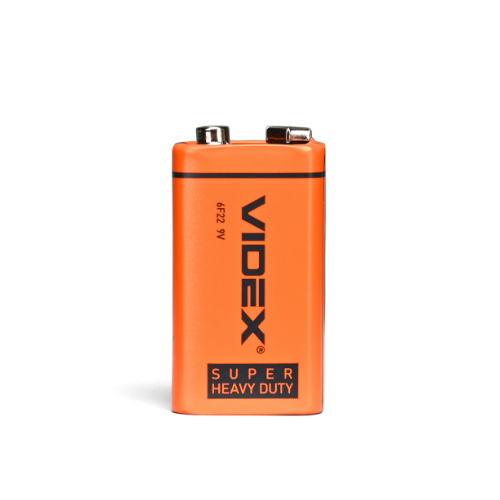 Батарейка сольова 9V/6F22 (пл-1шт) Videx | Зображення 1
