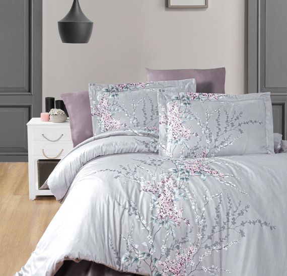 Постільна білизна First Choice Cotton Satin 160 х 220 см Wisteria Lilac