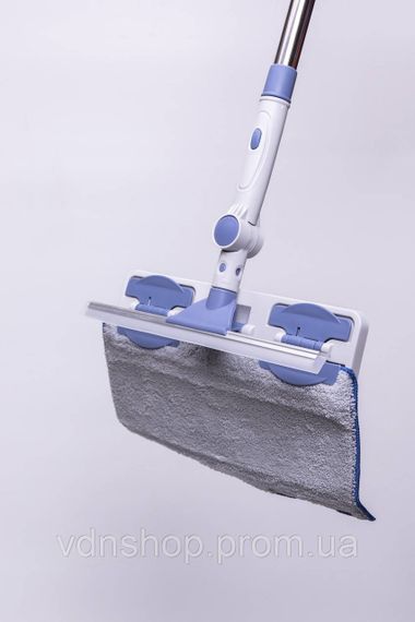 Універсальна швабра з металевою ручкою та змінною плоскою насадкою для плитки, ламінату та лінолеуму HP-35015-30 | Зображення 8