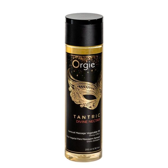 Массажное масло Orgie – Tantric Divine Nectar (200 мл), для тантрического массажа, увлажнение Sex Aura | Зображення 1