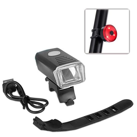 Велоліхтар акумуляторний BSK-1133-XPG та STOP-3SMD(red), Велосипедний ліхтар із захистом від вологи | Зображення 4