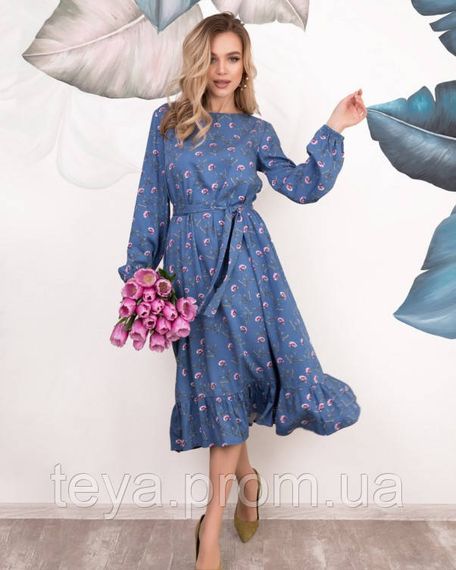 Плаття для жінок колір блакитний FI_006830