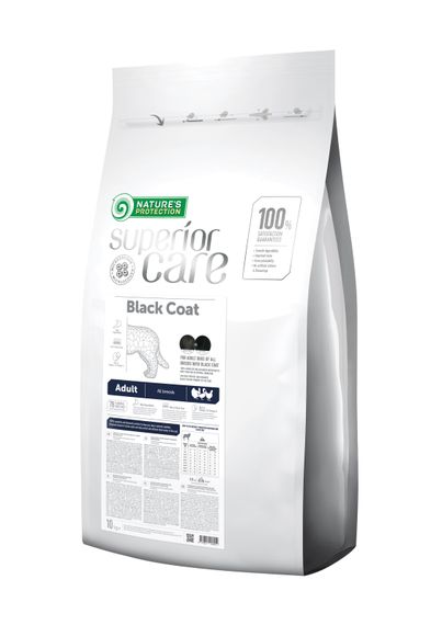 Nature's Protection Superior Care Black Coat Adult All Breeds Cухий корм для собак з чорною шерстю 10кг