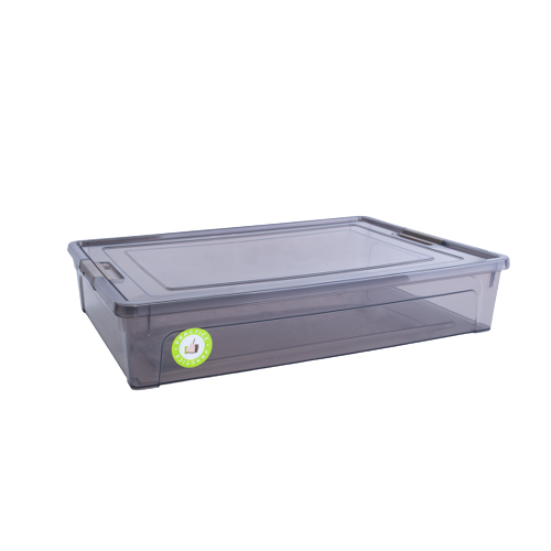 Контейнер 5,5л 39*29*8см коричневий прозорий/какао Smart Box Алеана