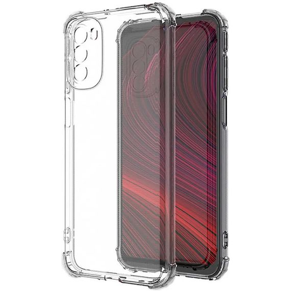 TPU чохол GETMAN Ease logo посилені кути Full Camera для Motorola Moto G41 Безбарвний (прозорий) | Зображення 1