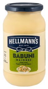Майонез hellmann's Babuni, 420мл, Польща, 65% жирність, Оригінал