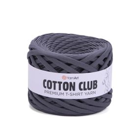 Cotton Club 7301 YarnArt пряжа темний сірий