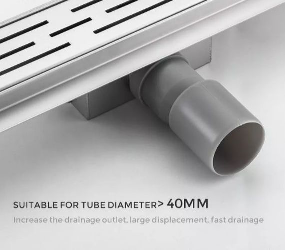 Душовий трап Gappo 70х700 мм, нержавіюча сталь G87007-1 | Зображення 4