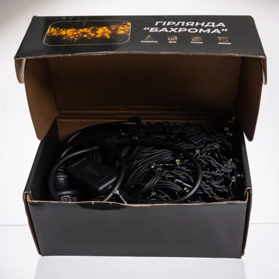 Вулична гірлянда Бахрома 20 м 335 LED чорний провід Жовтий 20MBY | Зображення 4