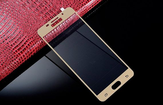 Full Cover защитное стекло для Samsung Galaxy A3 2016 (A310) - Gold | Зображення 1