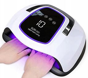 LED/UV лампа SUN BQ6T 108 Вт с сенсором для маникюра и педикюра 36 светодиодов Белая
