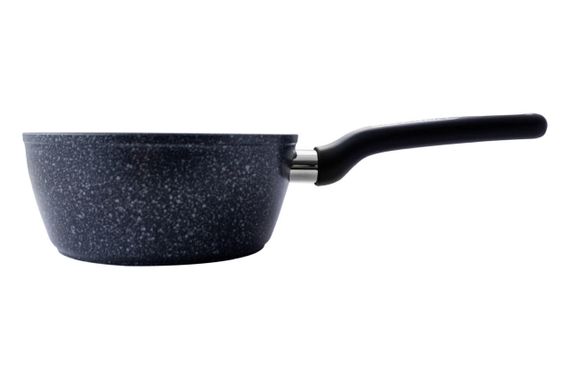 Ковш антипригарный Kamille - 180 мм x 1,8 л Ilag Black Marble (5380MR) | Зображення 1