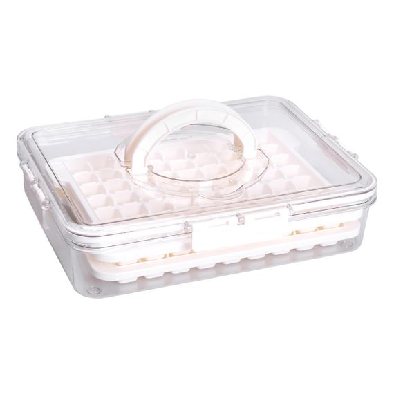 Контейнер для заморожування льоду 126 відсіків 30,5х24х7 см Бежевий HP-27-8 | Зображення 4