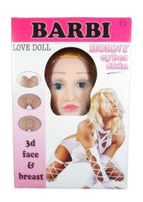 Надувная секс-кукла с вибрацией - Barbi 3D Sex Aura
