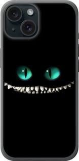 Чохол на iPhone 15 Чеширський кіт із силікону FCh_006612