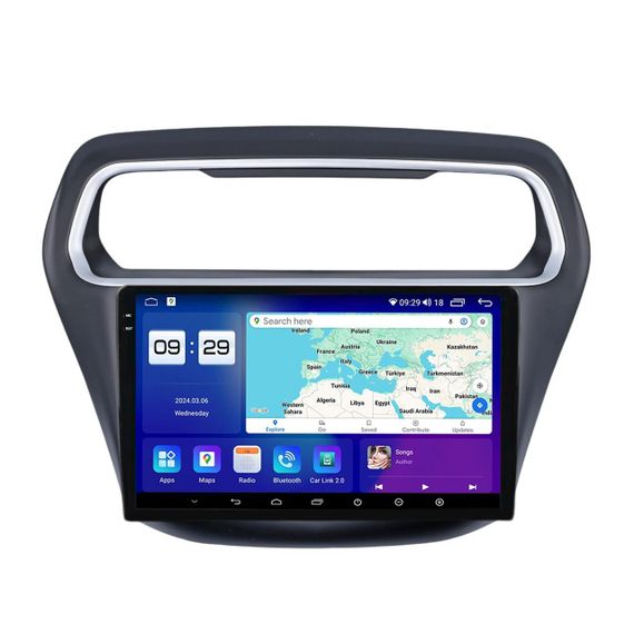 Штатна магнітола серії Mekede M200S 2K під Ford Escort 2015-2018 (F1) 9 дюймів