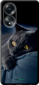 Чохол на Oppo A58 4G Димчастий кіт "825b-3184-2448"