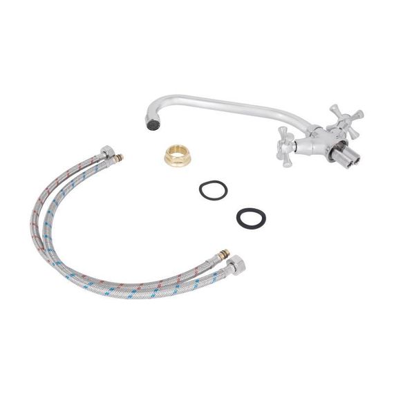 Змішувач для кухні Lidz Lamb 271F двохвентильний LDLAM271FCRM21889 Chrome | Зображення 6