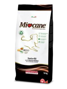 Корм Morando MioCane Junior сухий з натуральною куркою для цуценят всіх порід 10 кг