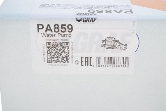 Помпа воды Citroen C1 C2 C3 Nemo Ford Fiesta Peugeot 206 307 1.4HDI TDCI 02- 21z  B B  20 лоп.  PA859 | Зображення 3