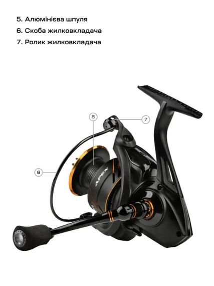 Котушка Brain Apex 20 3000 5+1BB | Зображення 6
