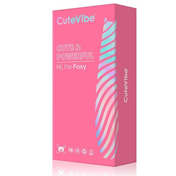 Вакуумний стимулятор з вібрацією CuteVibe Foxy Pink | Зображення 3