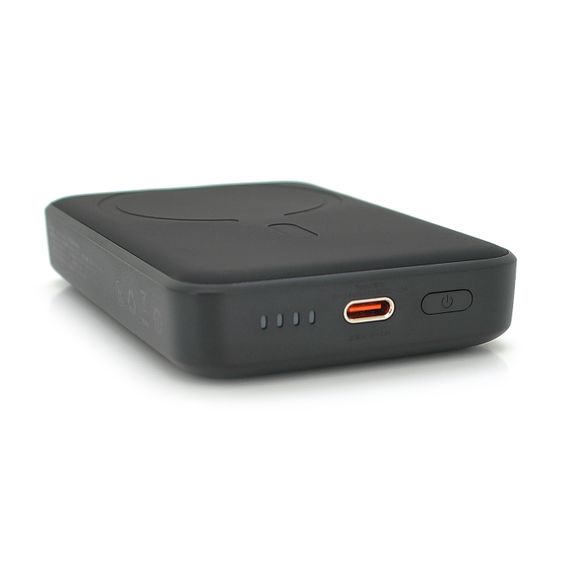 Powerbank Baseus Magnetic Mini 10000mAh,Input:5V/3A,9V/2A(TypeC)Output:5V/2,4A,9V/2,22A,12V/1,5A(TypeC),Wireless,Fast Charge,Q40,plastic,Black