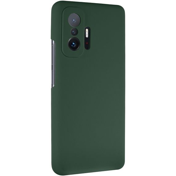 Чохол Silicone Cover Lakshmi Full Camera (AAA) для Xiaomi 11T / 11T Pro Зелений / Cyprus Green