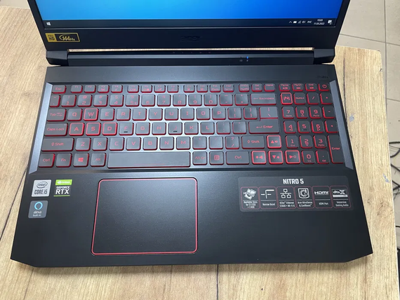 Ноутбук Acer Nitro 5 15.6  FHD IPS 144Hz core i5 10300H/8gb/256SSD/RTX 3050 | Зображення 1