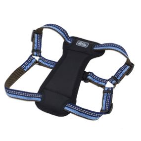 Шлей для собак світловідбивна Coastal K9 Explorer Harness, 50-76 см, синій
