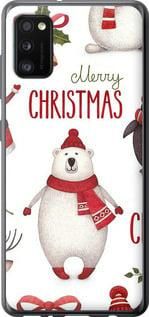 Чохол на Samsung Galaxy A41 A415F Merry Christmas із силікону FCh_024321