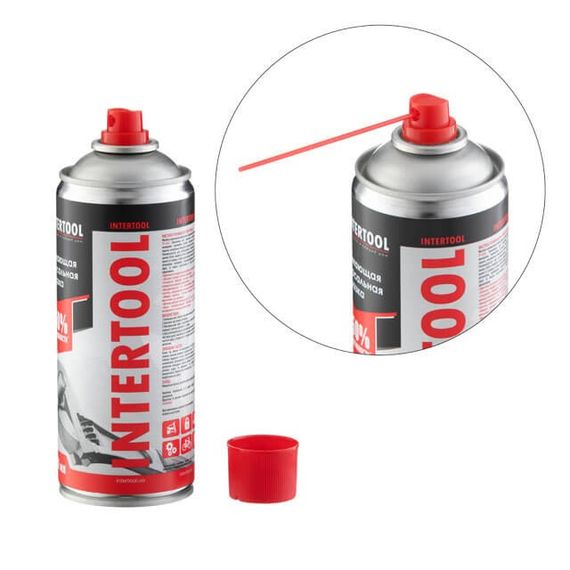 Мастило проникне, універсальне, аерозоль 400 мл INTERTOOL FS-4040 | Зображення 1