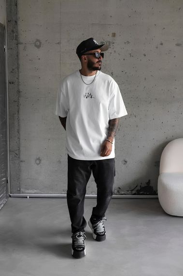 Футболка з ДТФ принтом (оверсайз)