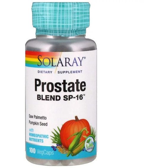 Комплекс для здоров'я передміхурової залози Solaray Prostate Blend SP-16 100 Veg Caps