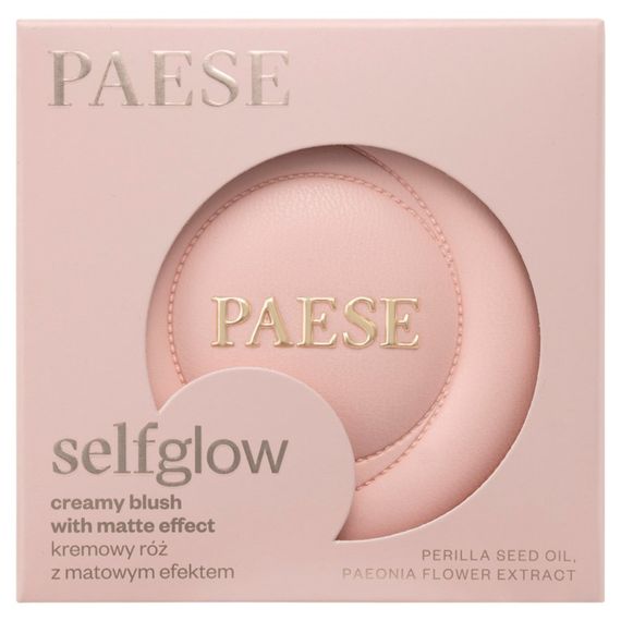 Кремовые румяна Paese Selfglow Creamy blush matte effect - 02 Peach Sunrise (8 г) | Зображення 5