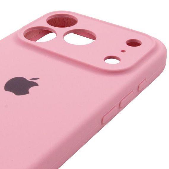 Чохол Silicone Case Full Camera Protective (AA) для Apple iPhone 17 Pro Max (6.9") Рожевий / Light pink | Зображення 3