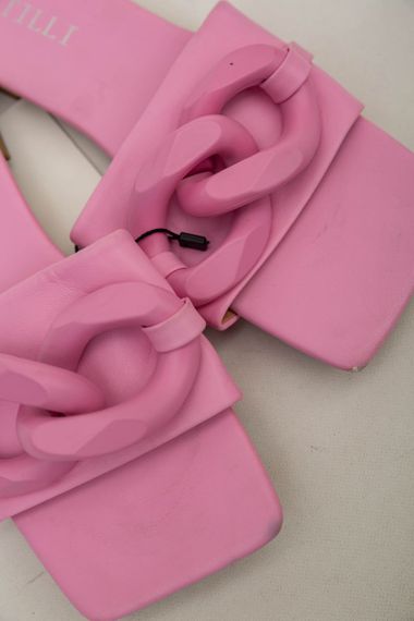 Шлепанцы женские  -уценка, цвет фуксия, 248RL165-U-10 | Зображення 5