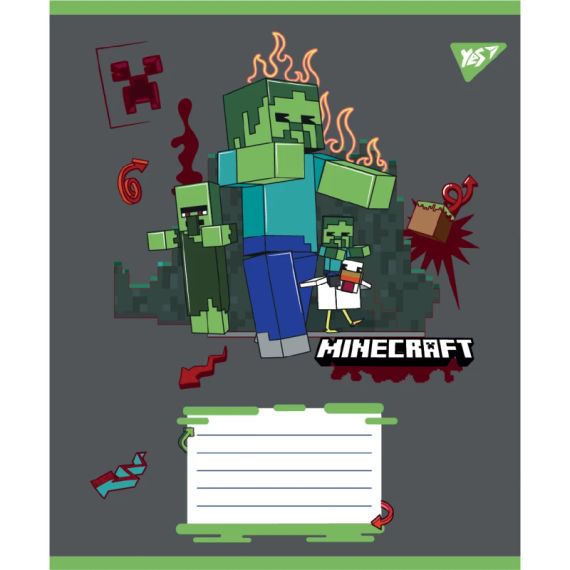 Зошит учнівський YES Minecraft Heroes 767580 18 аркушів Різнокольоровий shop (4823092291783) | Зображення 3