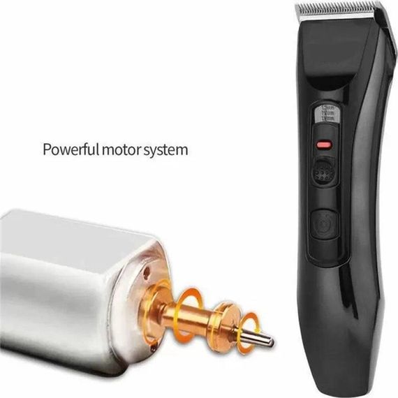 Професійна акумуляторна машинка для стрижки волосся з насадками XRPO KM-2840 чорна (lp-91734_444) | Зображення 2