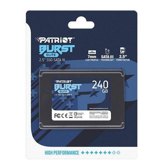 Накопичувач SSD 2.5" 240GB Burst Elite Patriot (PBE240GS25SSDR) | Зображення 5