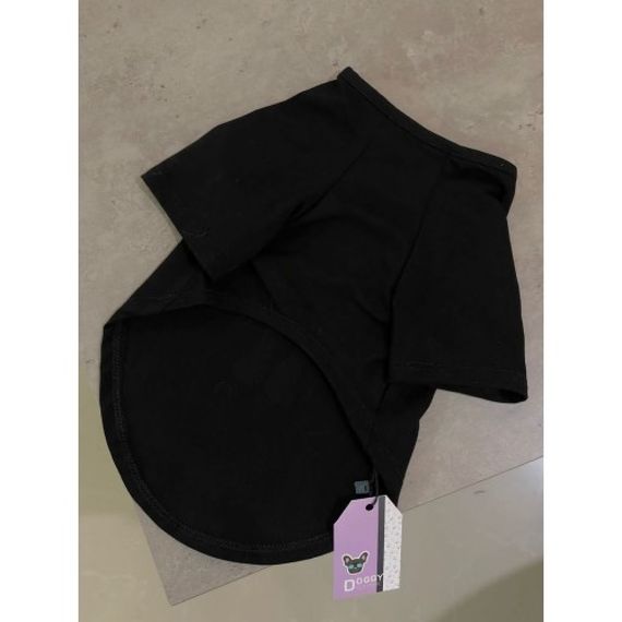 Брендовая футболка для собак Dior Kaws Black | Стильная черная одежда для питомцев | Зображення 1